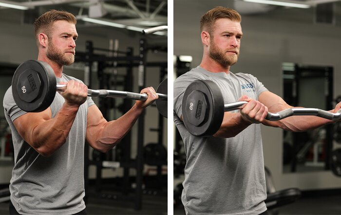 Biceps Curl with Shoulder Flexion on the Negative
